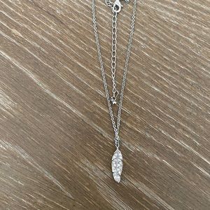 Touchstone Feather Necklace